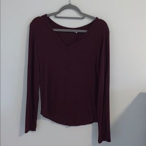 Maroon GAP long sleeve